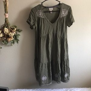 Green flowy dress!